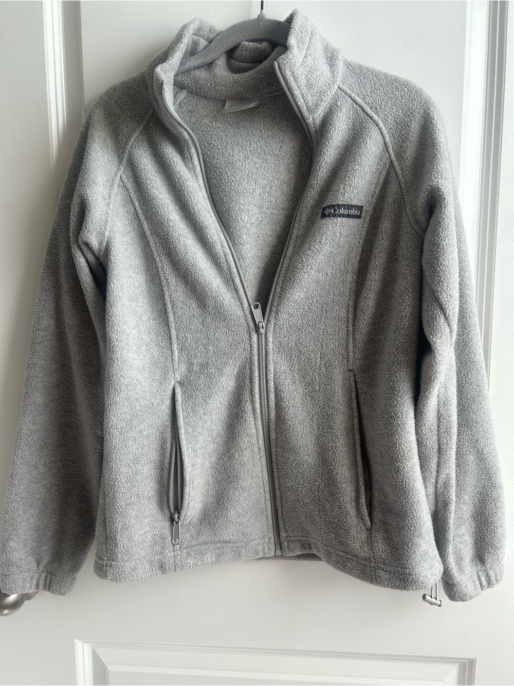 Columbia Light Gray Fleece Jacket